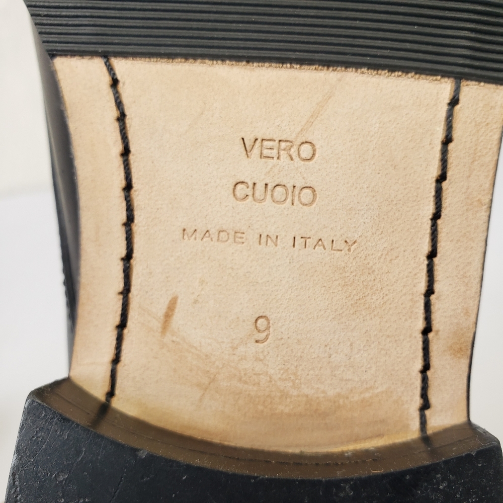 Everlane Black Leather Women's Oxfords Lace up Size 9 Made in Italy - Picture 10 of 14